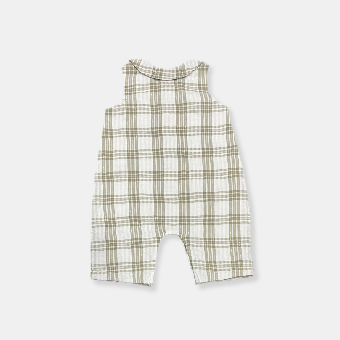 Olive Checks Dungaree