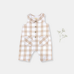 Load image into Gallery viewer, Blush Checks Dungaree
