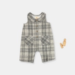 Load image into Gallery viewer, Beige Checks Dungaree
