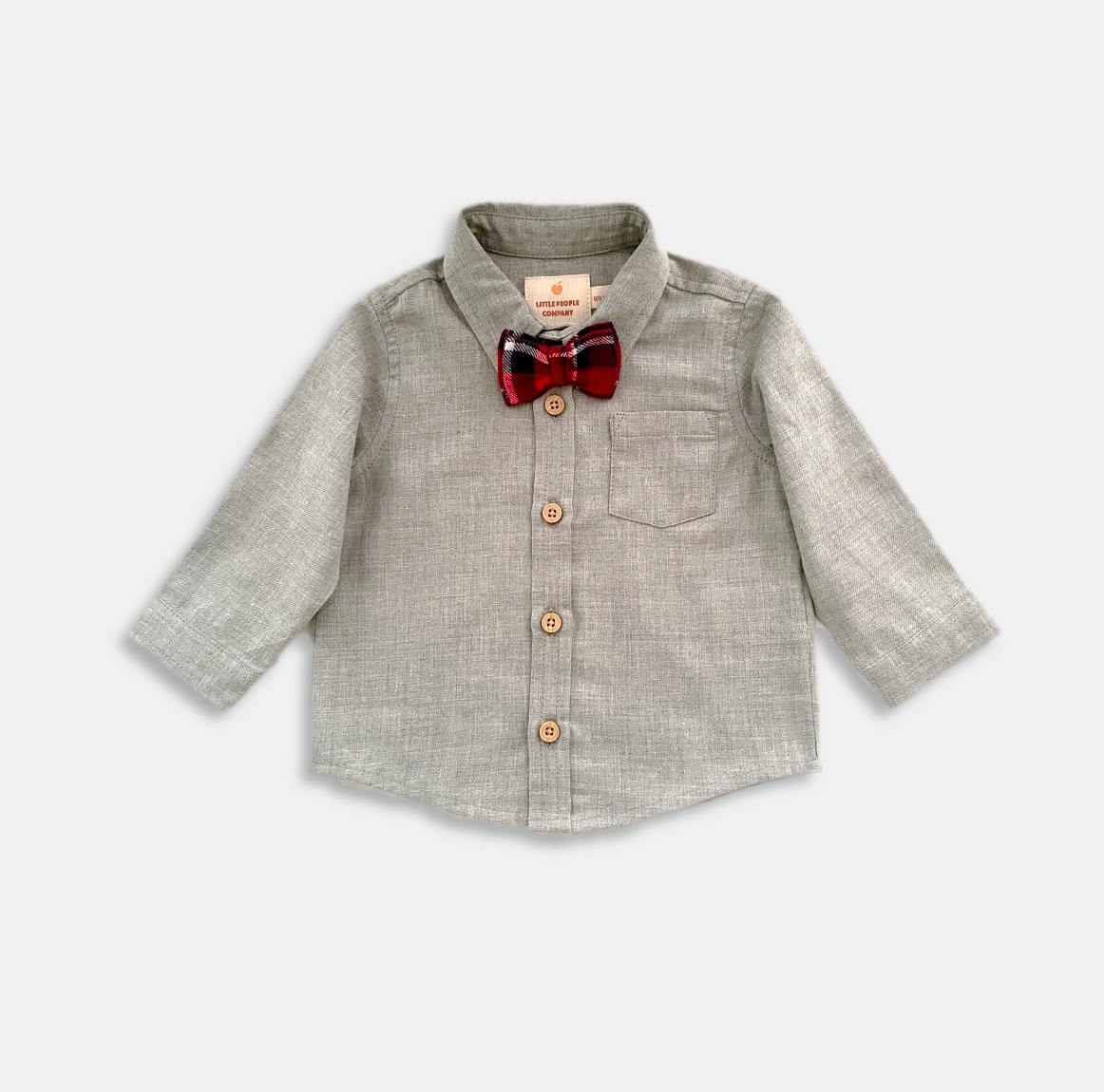 Melange Shirt and Bowtie