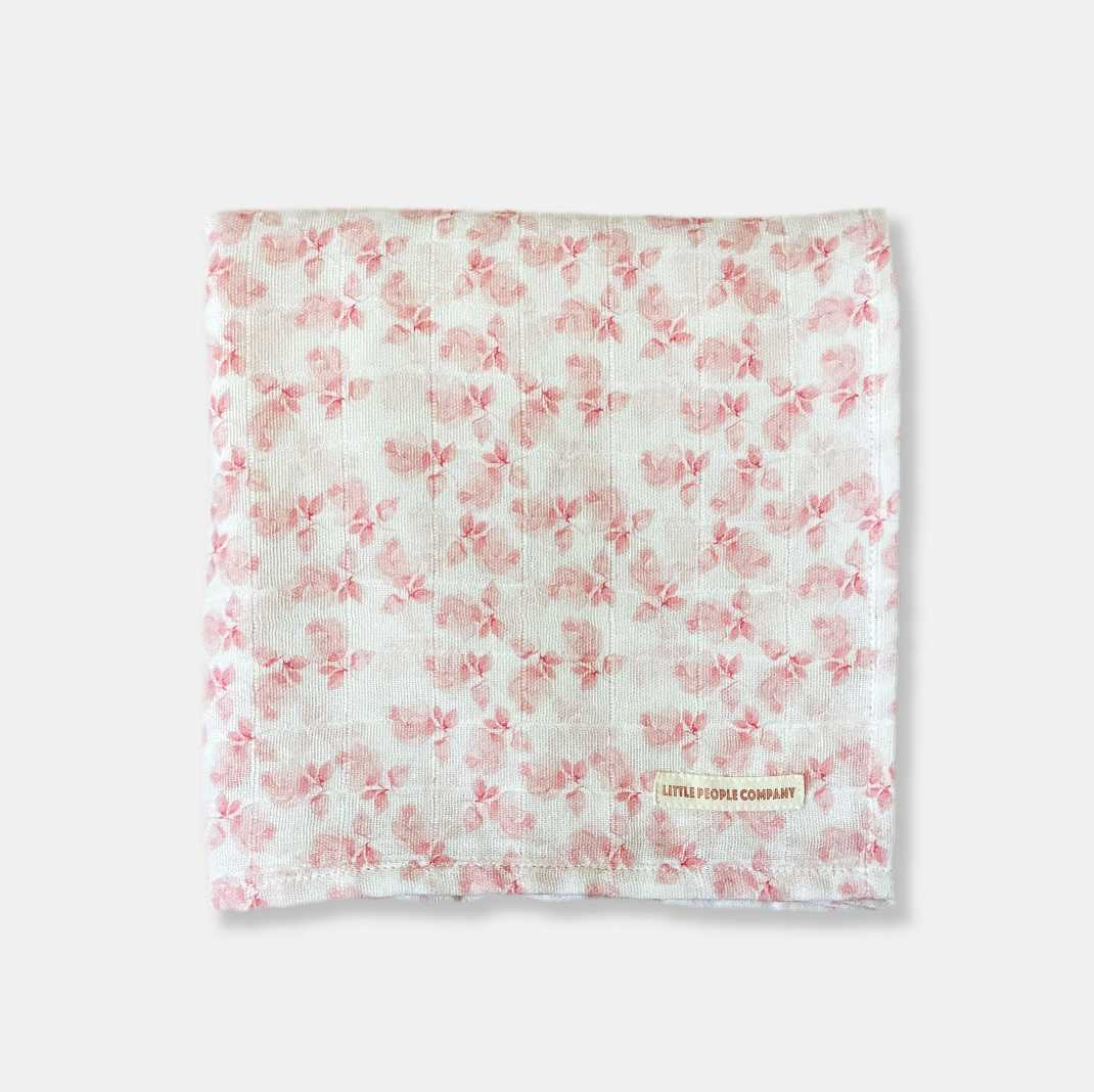 Rose Printed Muslin Swaddle- Large