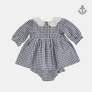 Gingham Dress Set