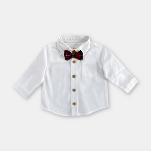 White Shirt and Bowtie